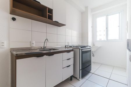 Cozinha de apartamento para alugar com 2 quartos, 56m² em Vila Monteiro, Poá