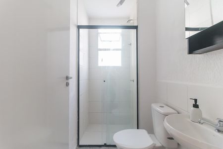 Banheiro de apartamento para alugar com 2 quartos, 56m² em Vila Monteiro, Poá