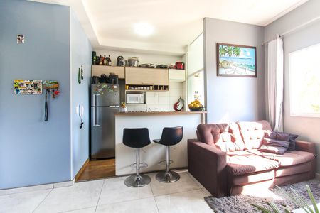 Sala de apartamento à venda com 2 quartos, 48m² em Vila Carmosina, São Paulo
