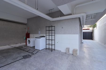 Área Comum - Lavanderia de kitnet/studio para alugar com 1 quarto, 23m² em Vila Sao Pedro, Santo André