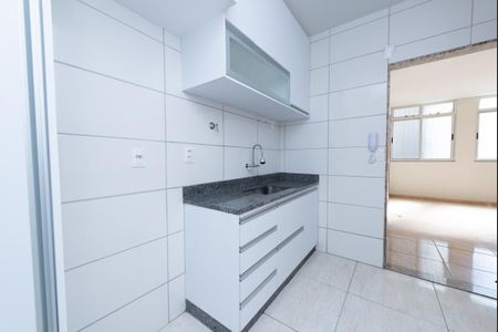 Cozinha e Área de Serviço de apartamento para alugar com 3 quartos, 66m² em Novo Eldorado, Contagem