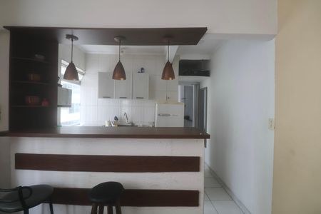 Cozinha de apartamento para alugar com 1 quarto, 40m² em Centro, Guarujá