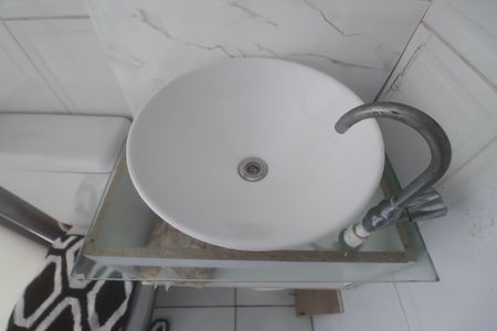 Banheiro Social de apartamento para alugar com 1 quarto, 40m² em Centro, Guarujá