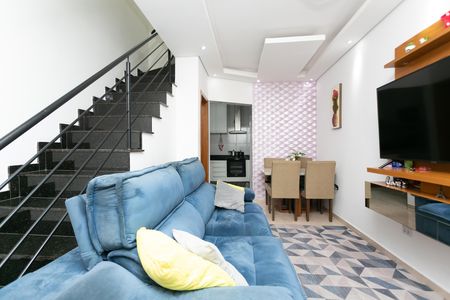 Sala  de casa de condomínio à venda com 2 quartos, 76m² em Parada Xv de Novembro, São Paulo