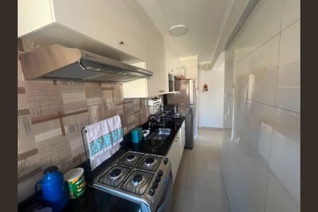 Cozinha de apartamento para alugar com 2 quartos, 50m² em Jardim Elizabete, Embu das Artes