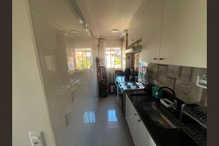 Cozinha de apartamento para alugar com 2 quartos, 50m² em Jardim Elizabete, Embu das Artes