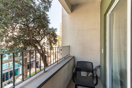 Varanda do Studio de kitnet/studio para alugar com 1 quarto, 25m² em Campos Elíseos, São Paulo