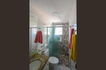 Banheiro da Suíte de apartamento à venda com 3 quartos, 82m² em Vila Mussoline, São Bernardo do Campo
