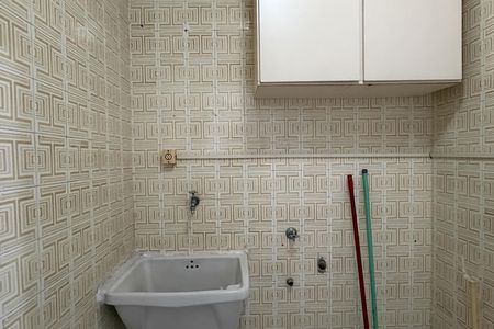Área de Serviço de apartamento para alugar com 1 quarto, 59m² em Aparecida, Santos