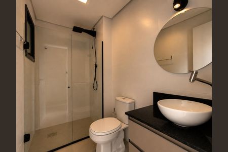 Banheiro de kitnet/studio para alugar com 1 quarto, 25m² em Vila Nova, Novo Hamburgo