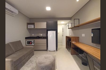Cozinha de kitnet/studio para alugar com 1 quarto, 25m² em Vila Nova, Novo Hamburgo
