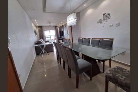Sala de apartamento para alugar com 3 quartos, 118m² em Vila Caiçara, Praia Grande
