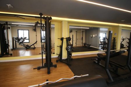 Área comum - Academia de kitnet/studio para alugar com 1 quarto, 24m² em Bonfim, Osasco