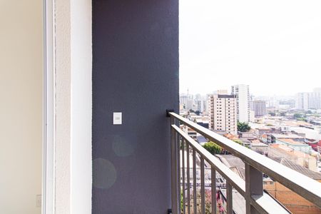 Varanda da sala de apartamento à venda com 2 quartos, 37m² em Barra Funda, São Paulo