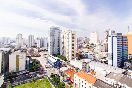 Vista da varanda da sala de apartamento à venda com 2 quartos, 37m² em Barra Funda, São Paulo