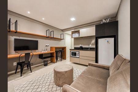 Sala de kitnet/studio para alugar com 1 quarto, 25m² em Vila Nova, Novo Hamburgo