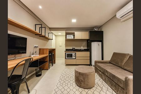 Sala de kitnet/studio para alugar com 1 quarto, 25m² em Vila Nova, Novo Hamburgo