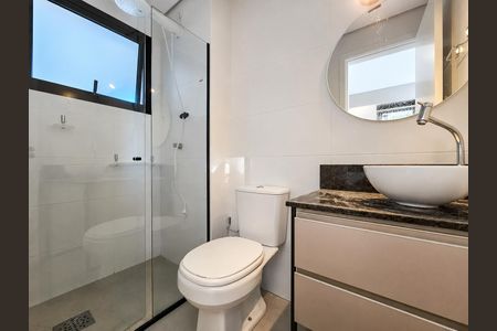 Banheiro de kitnet/studio para alugar com 1 quarto, 25m² em Vila Nova, Novo Hamburgo