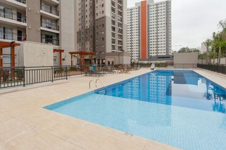 Área comum - Piscina de apartamento para alugar com 2 quartos, 37m² em Usina Piratininga, São Paulo