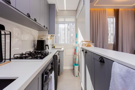 Cozinha de apartamento para alugar com 2 quartos, 37m² em Usina Piratininga, São Paulo