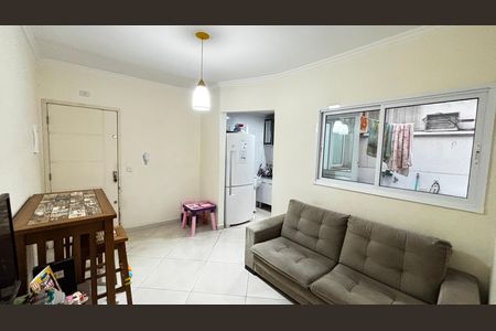 Sala de apartamento à venda com 2 quartos, 86m² em Jardim do Estádio, Santo André