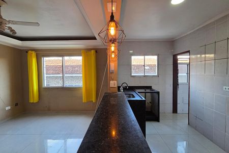 Sala de apartamento para alugar com 1 quarto, 35m² em Vila Tupi, Praia Grande