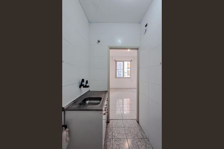 Cozinha de kitnet/studio para alugar com 1 quarto, 27m² em Sé, São Paulo
