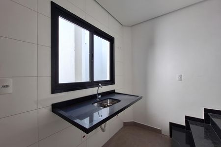Cozinha de apartamento à venda com 2 quartos, 80m² em Jardim Alvorada, Santo André