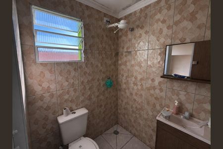 Banheiro de casa para alugar com 1 quarto, 50m² em Canindé, São Paulo