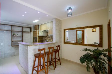 Cozinha de casa para alugar com 2 quartos, 75m² em Vila Homero Thon, Santo André