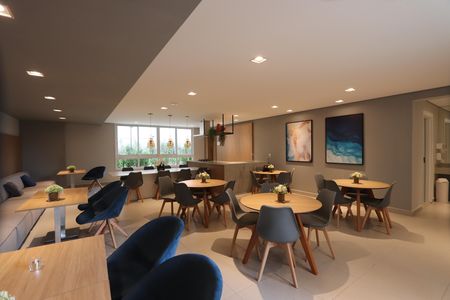 Apartamento à venda com 45m², 2 quartos e 1 vagaÁrea comum - Salão de festas