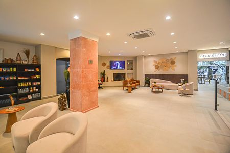 Hall de entrada de apartamento para alugar com 1 quarto, 35m² em Centro, São Bernardo do Campo