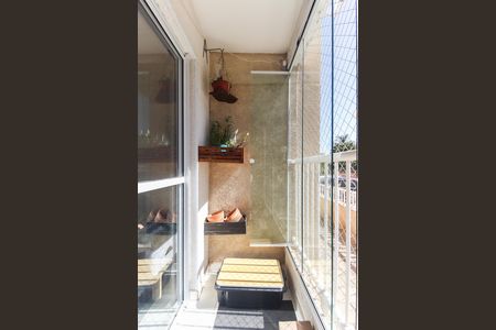 Varanda da Sala de apartamento à venda com 2 quartos, 54m² em Parque Savoi City, São Paulo