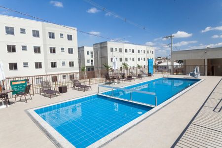 Área comum - Piscina de apartamento para alugar com 2 quartos, 45m² em Tres Barras, Contagem