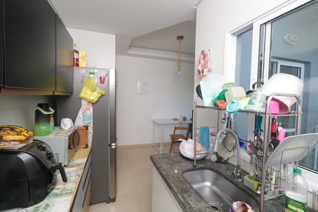 Cozinha de apartamento para alugar com 2 quartos, 53m² em Jardim Ocara, Santo André