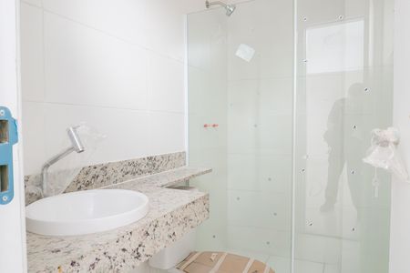 Casa para alugar com 80m², 3 quartos e sem vagaBanheiro da suíte