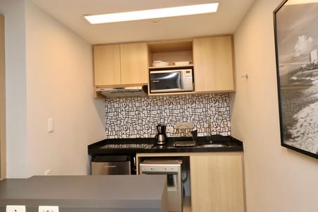 Studio para alugar com 44m², 1 quarto e 1 vaga Studio para alugar com 44m², 1 quarto e 1 vagaCozinha