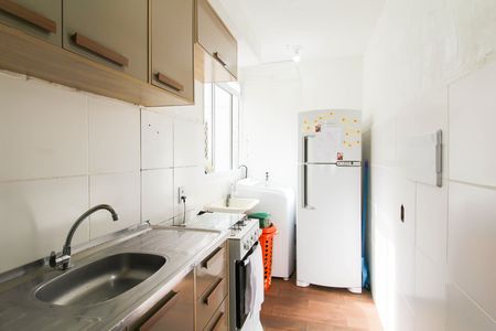 Cozinha de apartamento para alugar com 2 quartos, 42m² em Mato Grande, Canoas