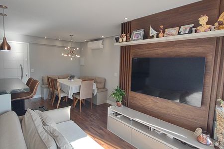Sala de apartamento para alugar com 3 quartos, 80m² em Osvaldo Cruz, São Caetano do Sul