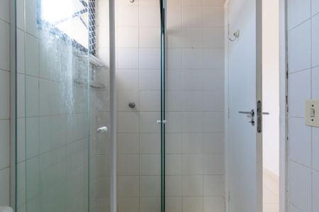 Banheiro da Suíte de apartamento para alugar com 1 quarto, 40m² em Campo Belo, São Paulo