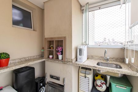 Varanda Gourmet de apartamento para alugar com 3 quartos, 102m² em Vila Galvão, Guarulhos