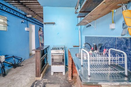 Área comum - Cozinha de casa para alugar com 1 quarto, 150m² em Vila Indiana, São Paulo