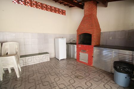 Área comum - Churrasqueira de apartamento para alugar com 1 quarto, 57m² em Aviação, Praia Grande