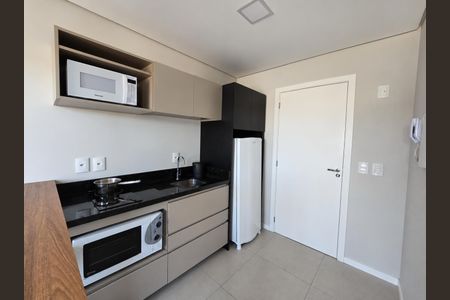 Cozinha de kitnet/studio para alugar com 1 quarto, 25m² em Vila Nova, Novo Hamburgo