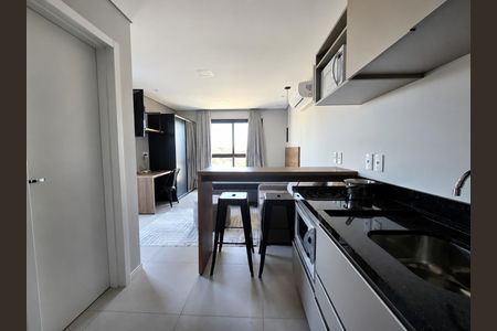 Cozinha de kitnet/studio para alugar com 1 quarto, 25m² em Vila Nova, Novo Hamburgo