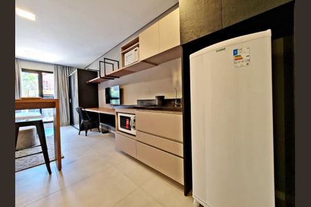 Cozinha de kitnet/studio para alugar com 1 quarto, 25m² em Vila Nova, Novo Hamburgo