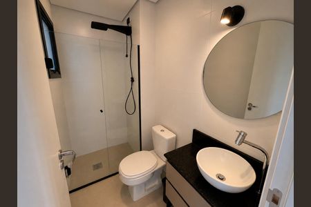 Banheiro de kitnet/studio para alugar com 1 quarto, 25m² em Vila Nova, Novo Hamburgo