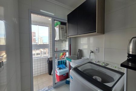 Área de Serviço de apartamento para alugar com 2 quartos, 64m² em Guilhermina, Praia Grande