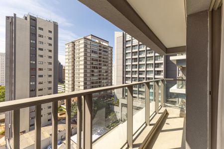 Varanda de apartamento para alugar com 1 quarto, 35m² em Indianópolis, São Paulo