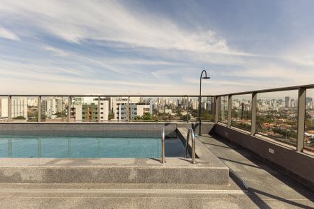 Área comum - Piscina de apartamento para alugar com 1 quarto, 35m² em Indianópolis, São Paulo